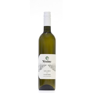 Víno bílé Solaris ročník 2023 - pozdní sběr (polosladké) 750 ml BIO VERITAS